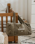 Personalized weekend bag - Linen and cotton