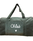 Personalized weekend bag - Linen and cotton