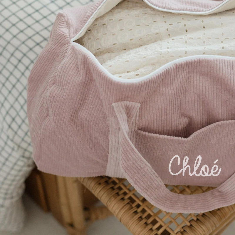 Sac de week-end personnalisé - Velours côtelé