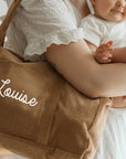 Personalized weekend bag - Linen and cotton