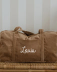 Personalized weekend bag - Linen and cotton