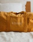 Personalized weekend bag - Linen and cotton