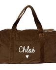 Personalized weekend bag - Linen and cotton