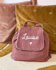 Personalized baby backpack - Cotton gauze model