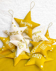 Christmas star - Phosphorescent customization, silver or glittery gold