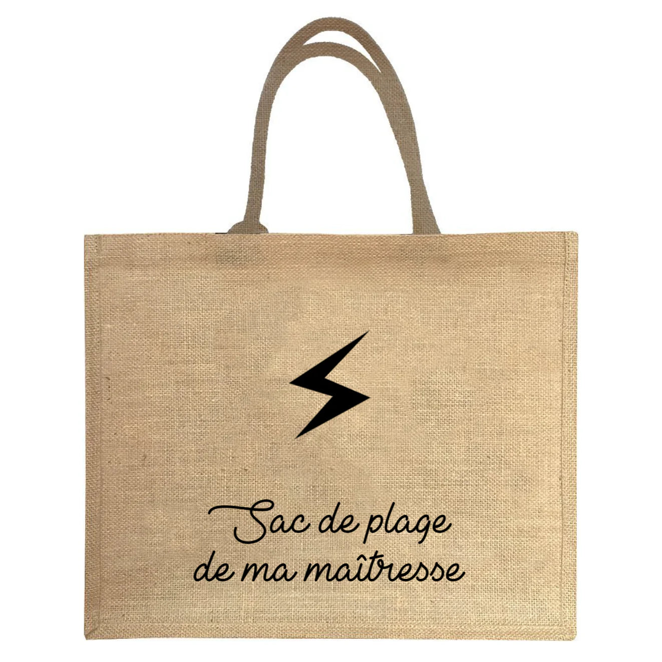 Cabas de plage personnalisé - Cadeau maîtresse