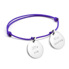 Bracelet personnalisé - Médailles Argent