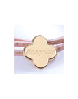 Personalized bracelet - Amazon Clover Gold plated