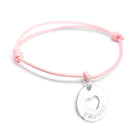 Bracelet personnalisé Argent - Accroche Cœur Charm