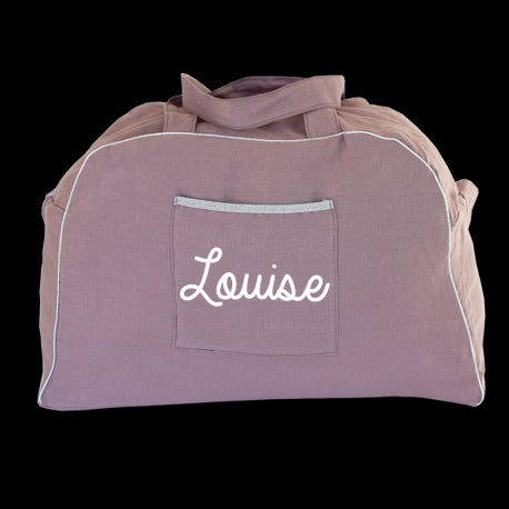 sac-a-langer-bebe-rose-personnalise-prenom-lin