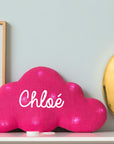 Personalized cloud linen night light with music option