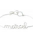 Bracelet personnalisé - Mot sur jonc sparkle