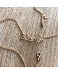 Personalized Necklace - Word on Chain