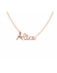 Personalized Necklace - Word on Chain