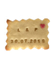 Personalized wedding cookie