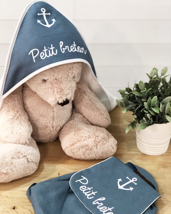 Cape de bain bébé personnalisée