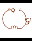 Personalized bracelet - Tiny on kids chain