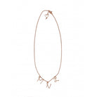 Collier personnalisé - Petite Majuscule sur chaîne sparkle