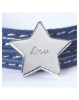 Personalized bracelet - Amazone Star Silver