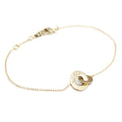 Bracelet personnalisé - Anneaux enlacés Argent ou Plaqué Or
