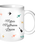 Mug personnalisé - Cadeau Maîtresse et Nounou