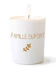 Personalized scented Provence candle