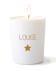 Personalized scented Provence candle