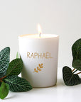 Personalized scented Provence candle