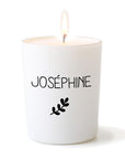 Personalized scented Provence candle