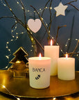 Personalized scented Provence candle