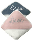 Personalized baby bath cape