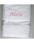 Serviette de bain personnalisée