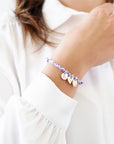 Bracelet personnalisé - Liberty mini charms - Argent