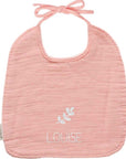 Personalized baby bib - Cotton gauze