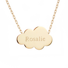 Collier chaîne nuage - Plaqué Or