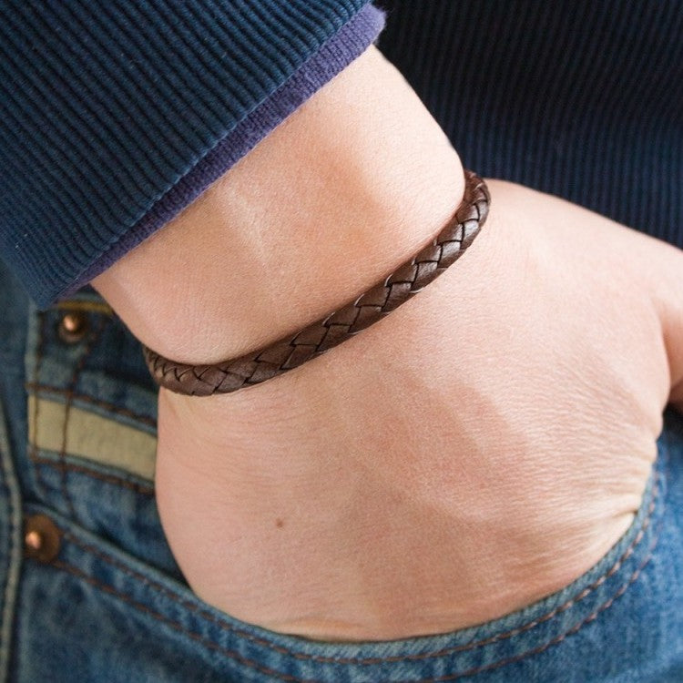 bracelet-cuir-homme-marron