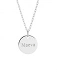 Collier personnalisé enfant - Petite médaille - Argent ou Plaqué Or