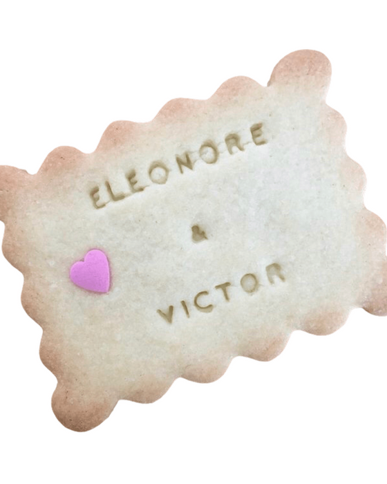 Biscuit personnalisé mariage