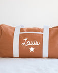 Personalized weekend bag - Linen and cotton