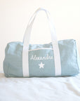 Personalized weekend bag - Linen and cotton