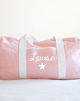 Personalized weekend bag - Linen and cotton