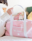 Personalized weekend bag - Linen and cotton