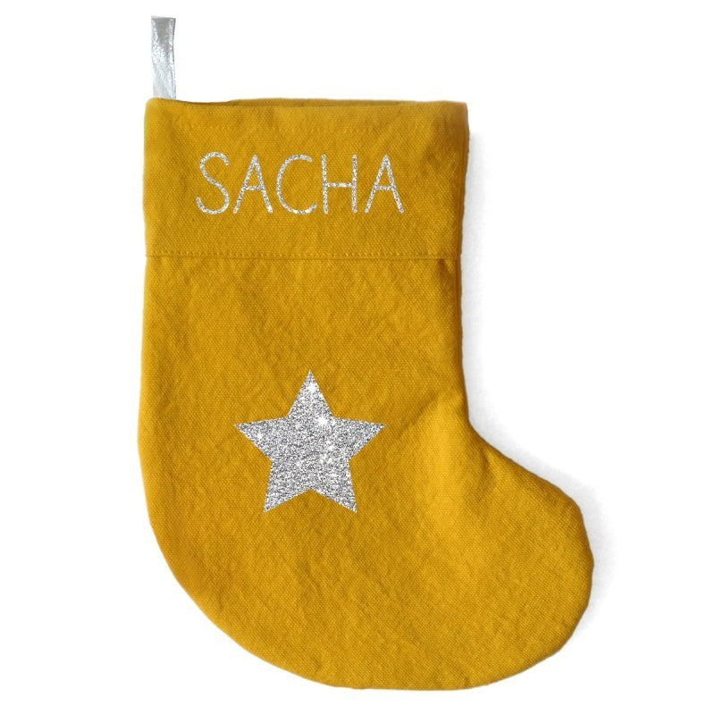 Chaussette de Noël + porte bonheur