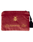 Personalized velvet pouch