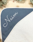 Personalized baby bath cape