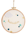 Personalized reverie wall drum round frame