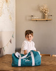 Personalized weekend bag - Linen and cotton