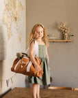 Personalized weekend bag - Linen and cotton