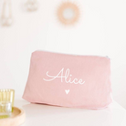 Trousse en lin personnalisée - Cadeau maîtresse