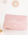 Personalized linen pencil case - First name or text